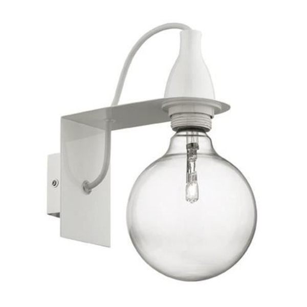 Ideal Lux MINIMAL AP1, Overflade, 1 pære(r), 70 W, E27, IP20, Hvid Hvid
