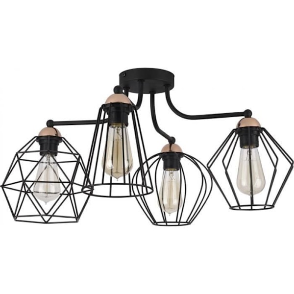 Taklampa Galaxy 4 Lights Svart