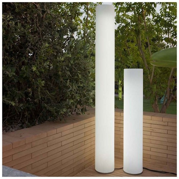 Fity LED udendørs søjlelampe - NEWGARDEN - ø19x100 cm - Hvid - Moderne - Design