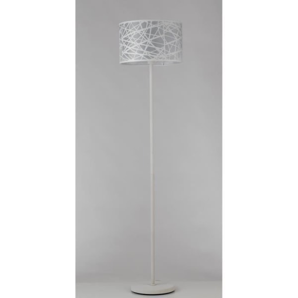 Fan Europe BATIK Golvlampa med Lampskärm Vit 40x168cm