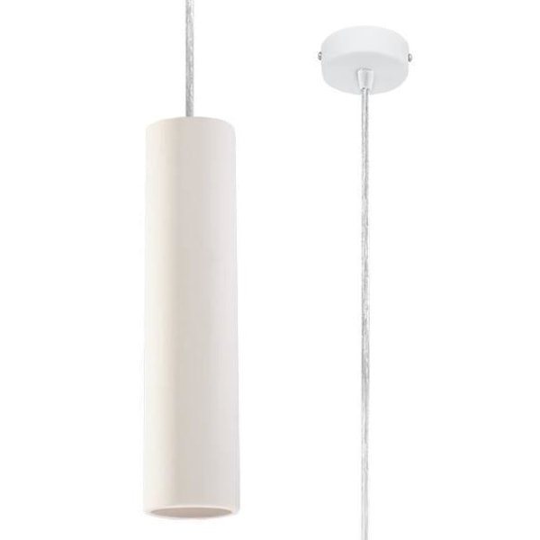 Keramisk taklampa NANCY GU10 Modern Vit SOLLUX