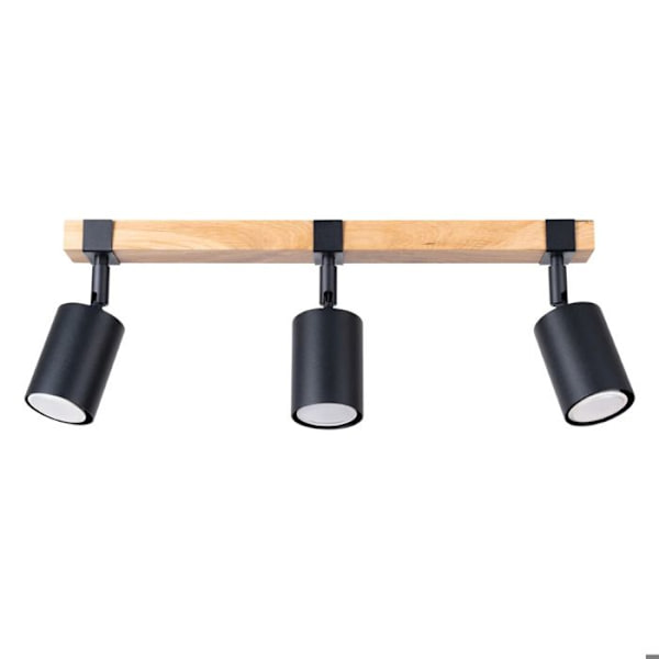 Sollux Lighting Fager 3 loftslampe svart