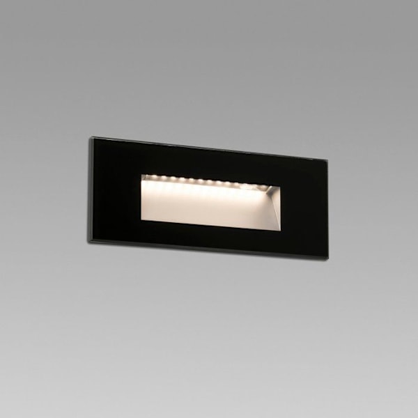 Faro Dart Indbygget LED Væglampe Udendørs Sort 5W 2700K IP65 - FARO70278 NEGRO