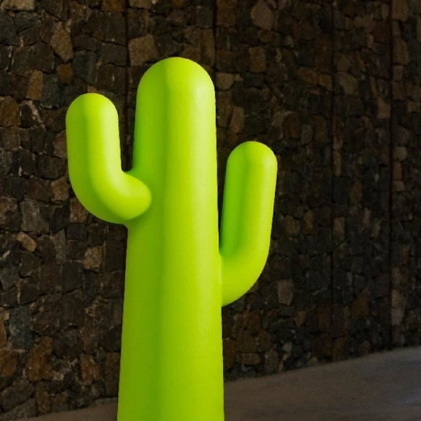 Newgarden limegrøn Cactus LED udendørs gulvlampe - Moovere - 43x61x140cm - IP65 limegrön