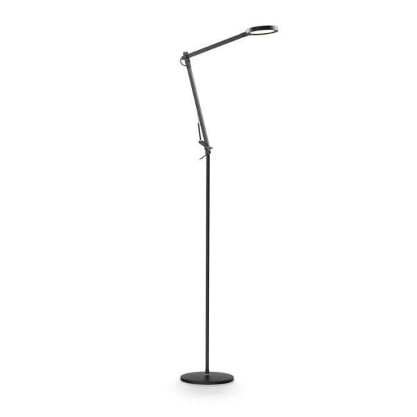 Skrivebordslampe - ideal lux - FUTURA PT1 sort - Ledningsføring - Integreret LED - Øjeblikkelig tæning