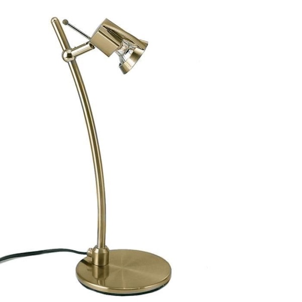 Bordlampe - CRYSTAL RECORD - Arco - Nikkel - Stål - LED-kompatibel nickel, mässing