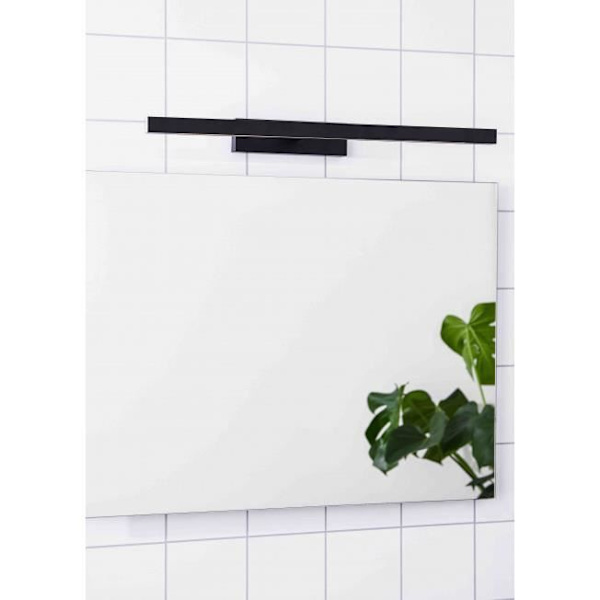 Væglampe - NEPTUNUS - Sort - Metal - 60 cm - Badeværelse - LED