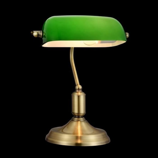 Bordlampe - Kiwi - Banker - Messing - 1 lys - E27 - 40W Mässing