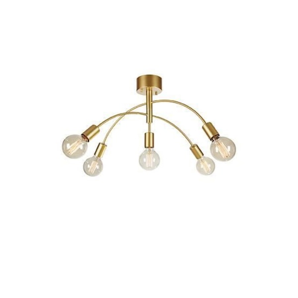 Markslojd CYGNUS Cygnus Multi Arm Semi Flush Ceiling 5 Ljus Målad Guld