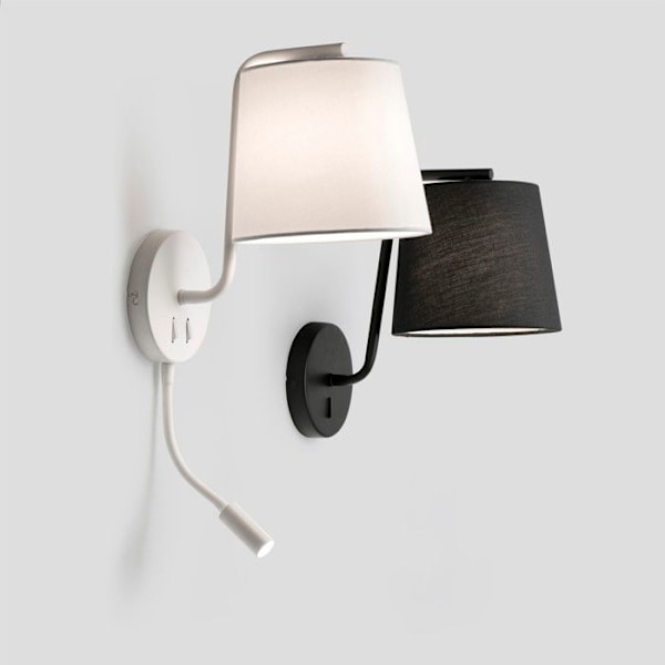 Vägglampa läslampa - Faro - Berni - Vit - 15W - E27 - Dagens design Vit