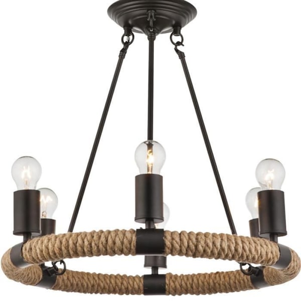 Hamp lysekrone, diameter 50 cm, ULLEU