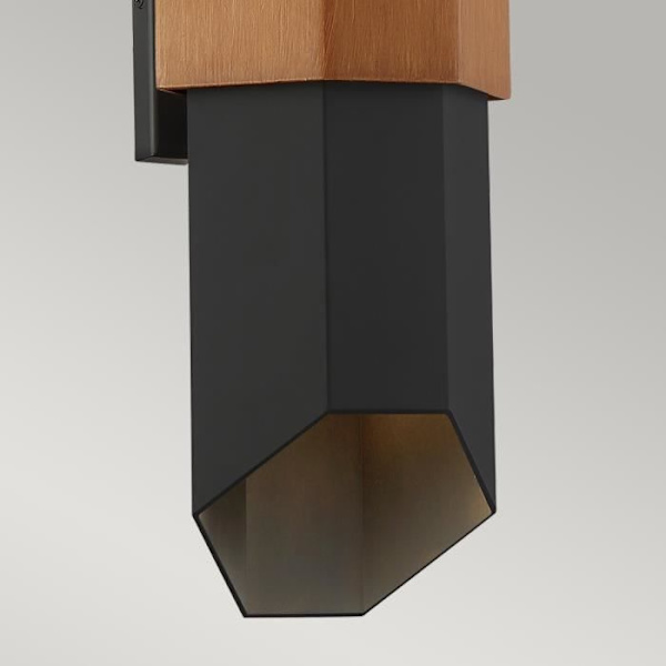 Utomhusarmatur - Elstead - Chasm - Matt Svart - 3000K - IP44 - 2 Lampor Matte svart