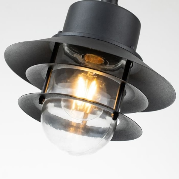 Elstead Copenhagen utomhusapplikation dôme svart, IP44