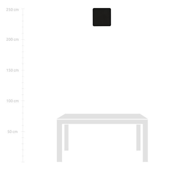 Emibig FORM Form Square Svart Infälld Vägglampa 1x G9