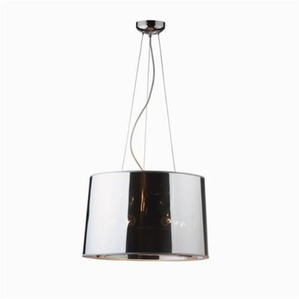 Ideal Lux LONDON SP5, Soveværelse, Børneværelse, Spisestue, Stue, Krom, IP20, Overflade, Cylinder, Metal, PVC Krom