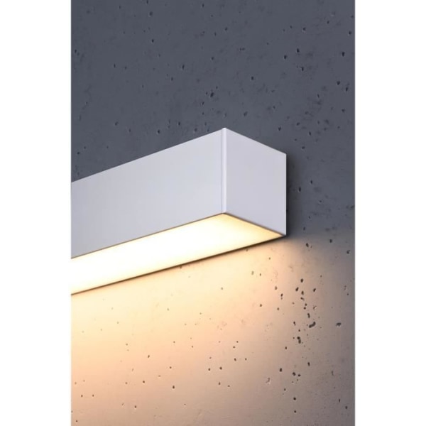 Sollux PINNE Integrerad LED infälld vägglampa Vit 95cm 3000K