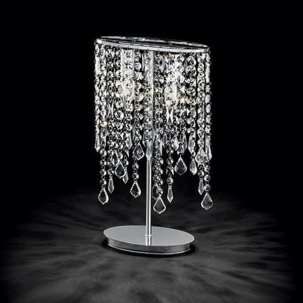 Ideal Lux RAIN TL2, Krom, Glas, Metal, Soveværelse, Børneværelse, Spisestue, Stue, IP20, E14, 2 pære(r)