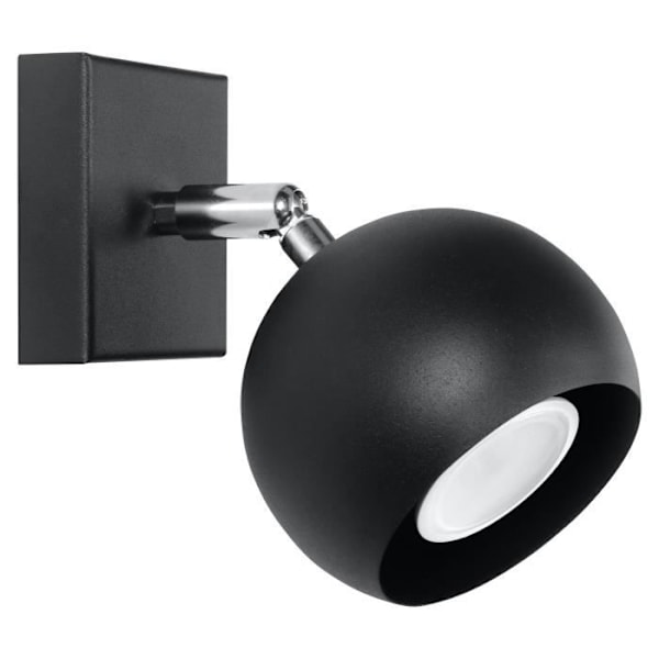 Modern LED Vägglampa LOFT Design - SOLLUX - OCULARE - Svart - GU10 - 40W