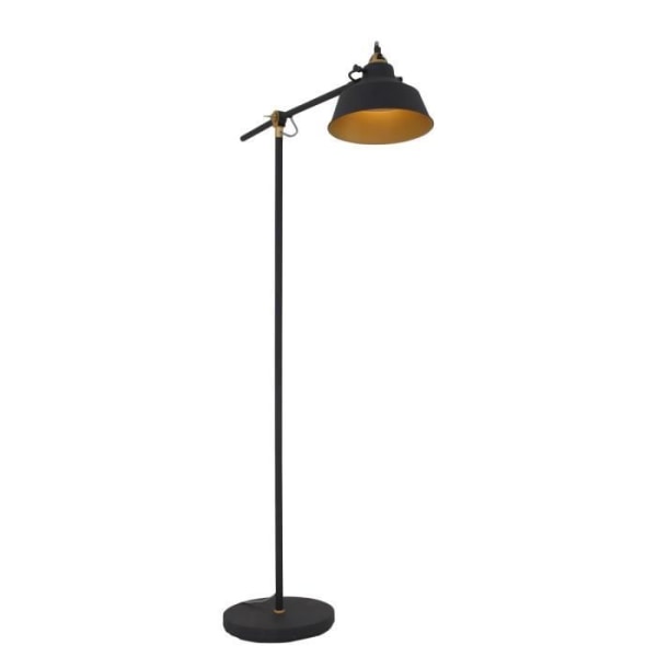 Gulvlampe - Sienna - Nove - Mat Sort - Metal - E27 - 172 cm