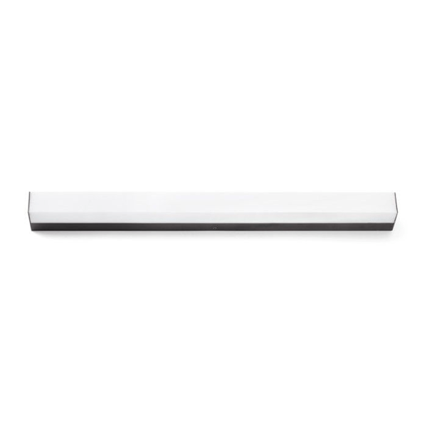 Faro NILO-1 - Integreret LED badeværelsesspejl, sort, 3000K CROMAD