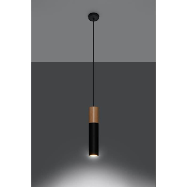 PABLO 1 G9 LED Pendellampa Modern Loft BOHO Design Corridor -Svart