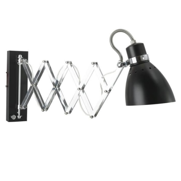 Sienna Jump Wall Light - Sienna - Matt Black Dome - Metall - E27 Base