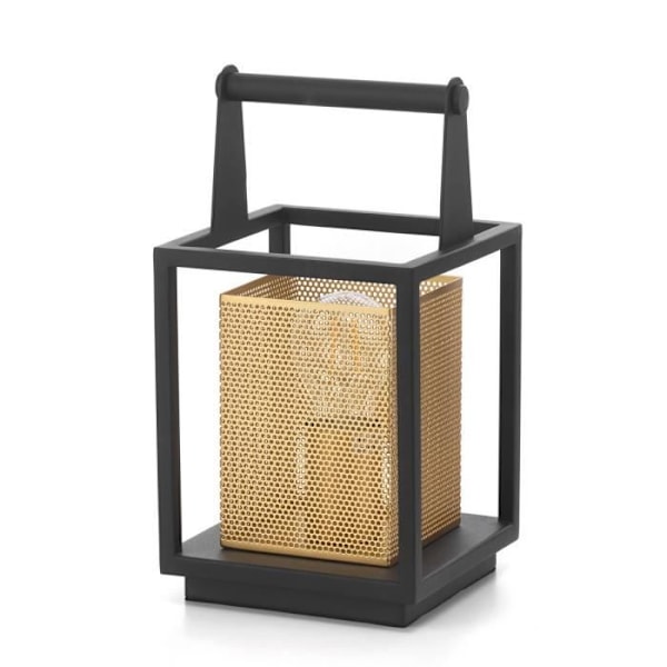 Onli MALIK Box bordslampa, svart, guld