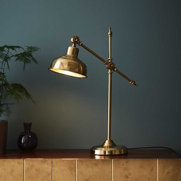 Lampe - Markslöjd - Grimstad - Guldmetal - Vintage - 1 pære E27 60W Guld