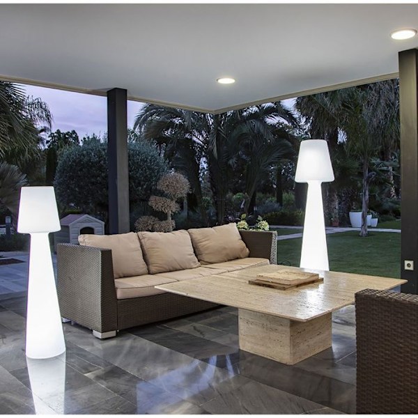LOLA-Outdoor golvlampa H110cm Vit New Garden