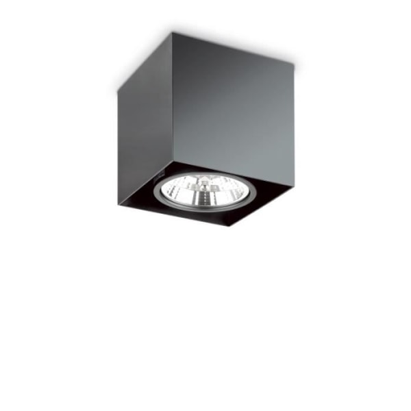 Plafonnier - Ideal Lux - MOOD PL1 D15 - Metal - Sort - 1 x 50W GU10