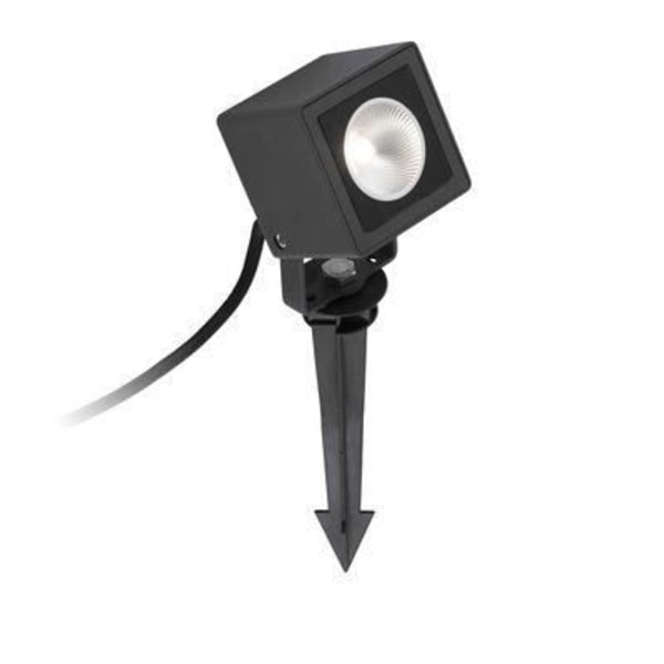 7W LED udendørs spotlight SOBEK - FARO - Sort - Moderne - 80x70x330x0mm