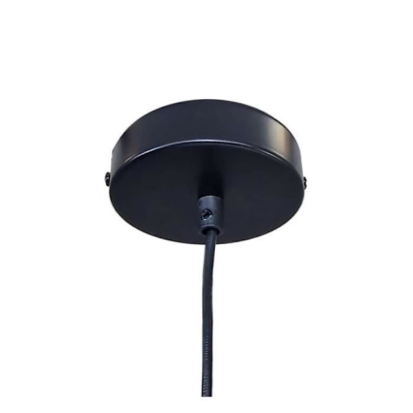 Rörhängande lampa 1xGU10 Led 5W Svart/Valnöt