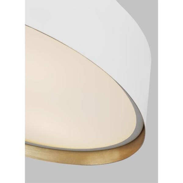 Taklampa - ELSTEAD LIGHTING - Asher - 3 lampor - Matt vit - E14 - Contemporary