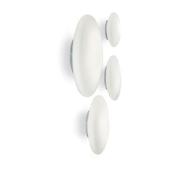 Ideal Lux Smarties Bianco PL3 D60, Spisestue, Stue, Hvid, IP20, Overflade, Hvid, Oval