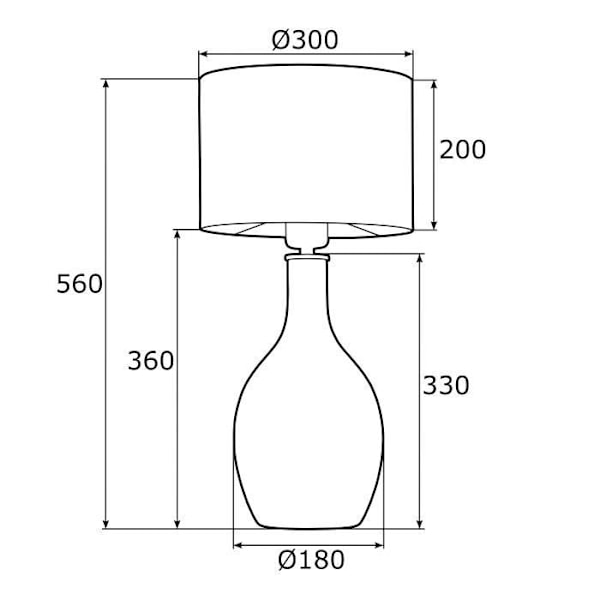 Argon BEJA Bordslampa - Rund Vit Grå Lampskärm med Guldtema - Blank Grå Sockel - Mässing - LED Gråvit med gyllene tema