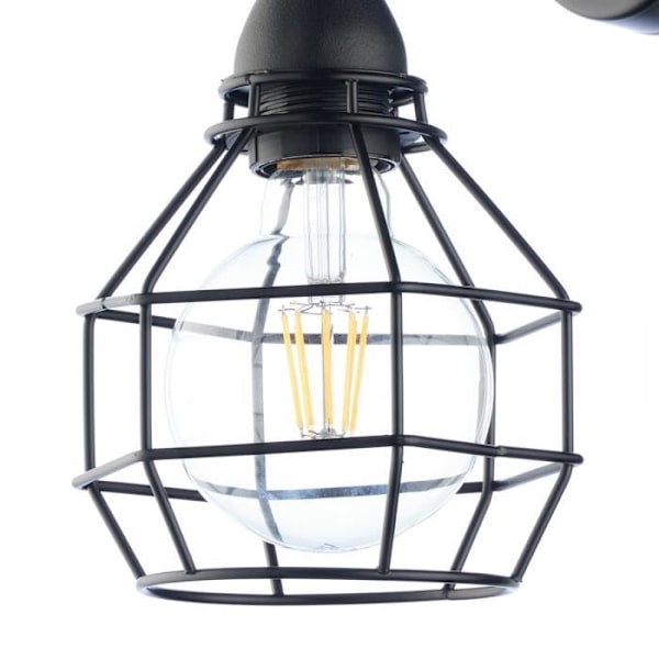 Væglampe - Onli - SPIDER - Sort - Metal - E27 - Moderne design