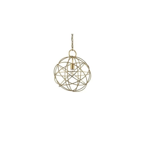 Suspension - IDEAL LUX - KONSE - Gyldne - Metal - 1 pære E27 60W