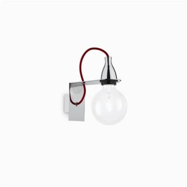 Ideal Lux MINIMAL AP1, Overflade, 1 pære(r), 70 W, E27, IP20, Krom Krom