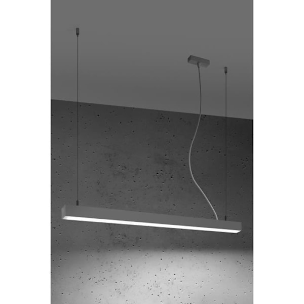 Sollux PINNE Suspension Bar Lige Lineær LED 115cm Integreret Lysegrå 4000K