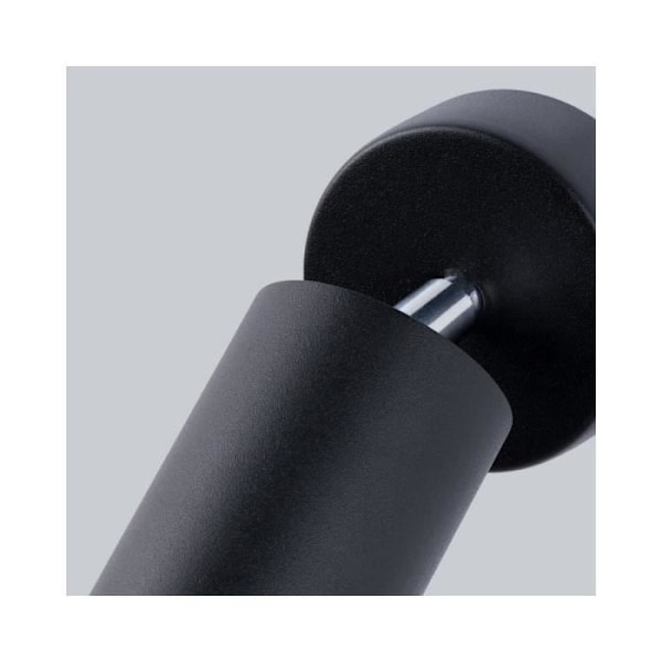 Væglampe - SOLLUX - LEMMI 1 - Sort Metal - Moderne Design - 1 Pære Nødvendig