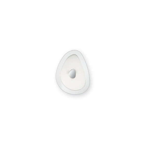 Plafonnier - IDEAL LUX - GEKO - 4 pærer - Metal og Glas - Hvid