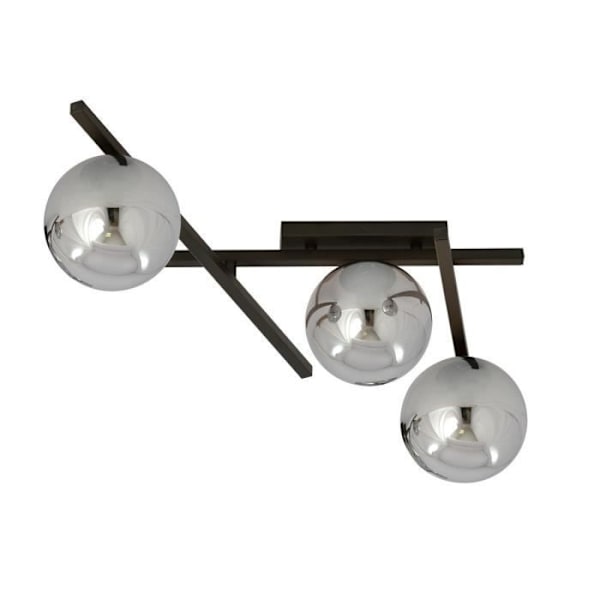 Emibig SMART Smart Globe Taklampa Svart med Grafitglas Lampskärm, 3x E14