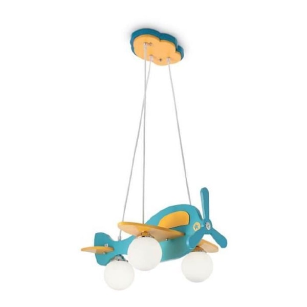 Ideal Lux - 1 SP3 FLYVEJ (blå - gul) 3 LYS LAMPE