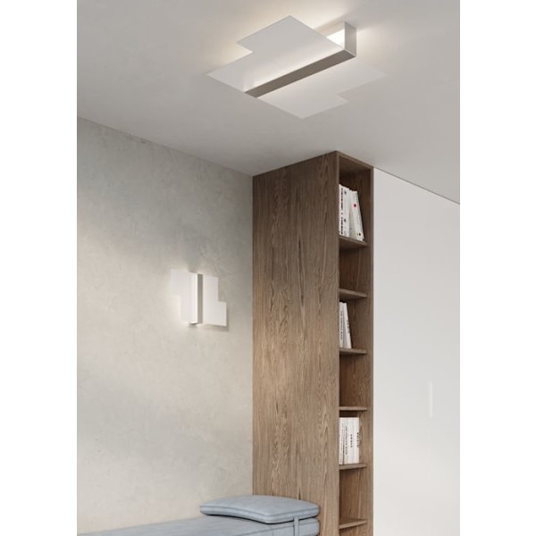 Væglampe - SOLLUX - MASSIMO - Metal - LED - Industriel - Loft