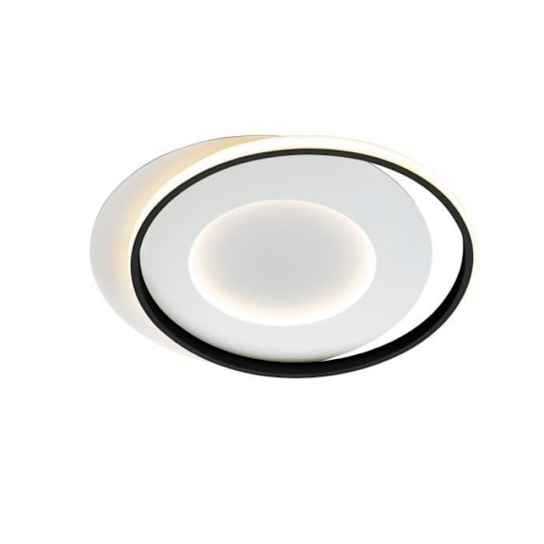 Schuller LIMBOS Semi Forsænket Integreret Led Hvid, Sort 4000K 4400Lm