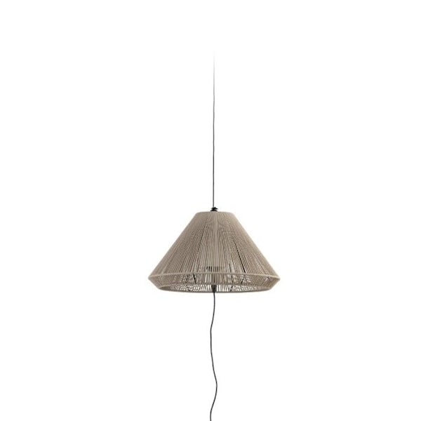 SAIGON OUT C70 Bärbar och hängande lampa grå/beige hål lock 71584-09 INOXIDABEL