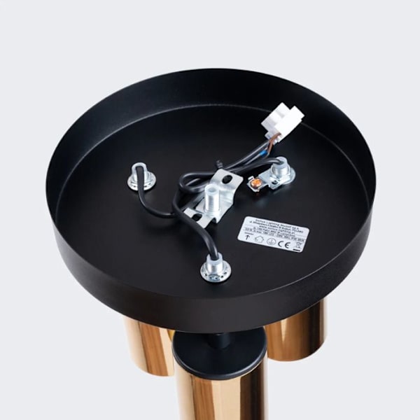 Sollux Lighting Winx bordlampe svart/guld