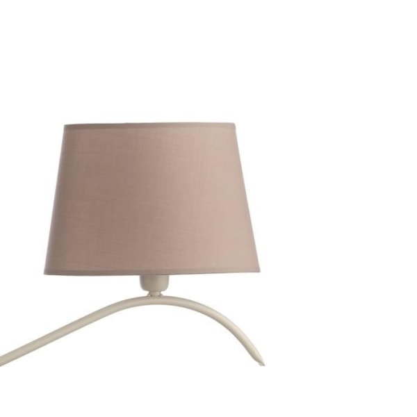 Loftlampe - Onli - ZEN - Skærm i stof - Farve rosa - E27 - 2 pærer