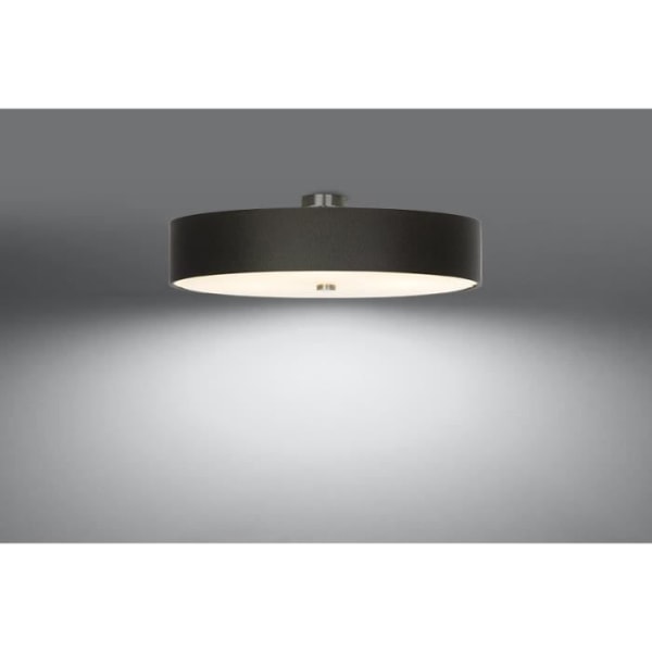 SKALA 60 E27 Modern svart tyg taklampa SOLLUX