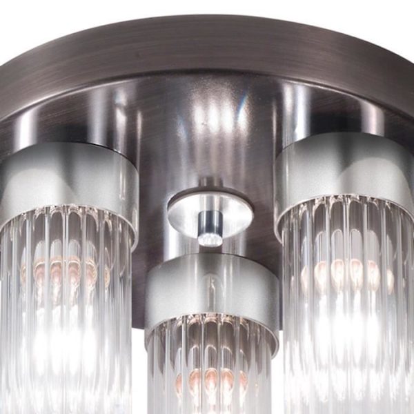Kolarz GIRO glasskärm Cluster 3-Light Ceiling Light Brunito Borstad